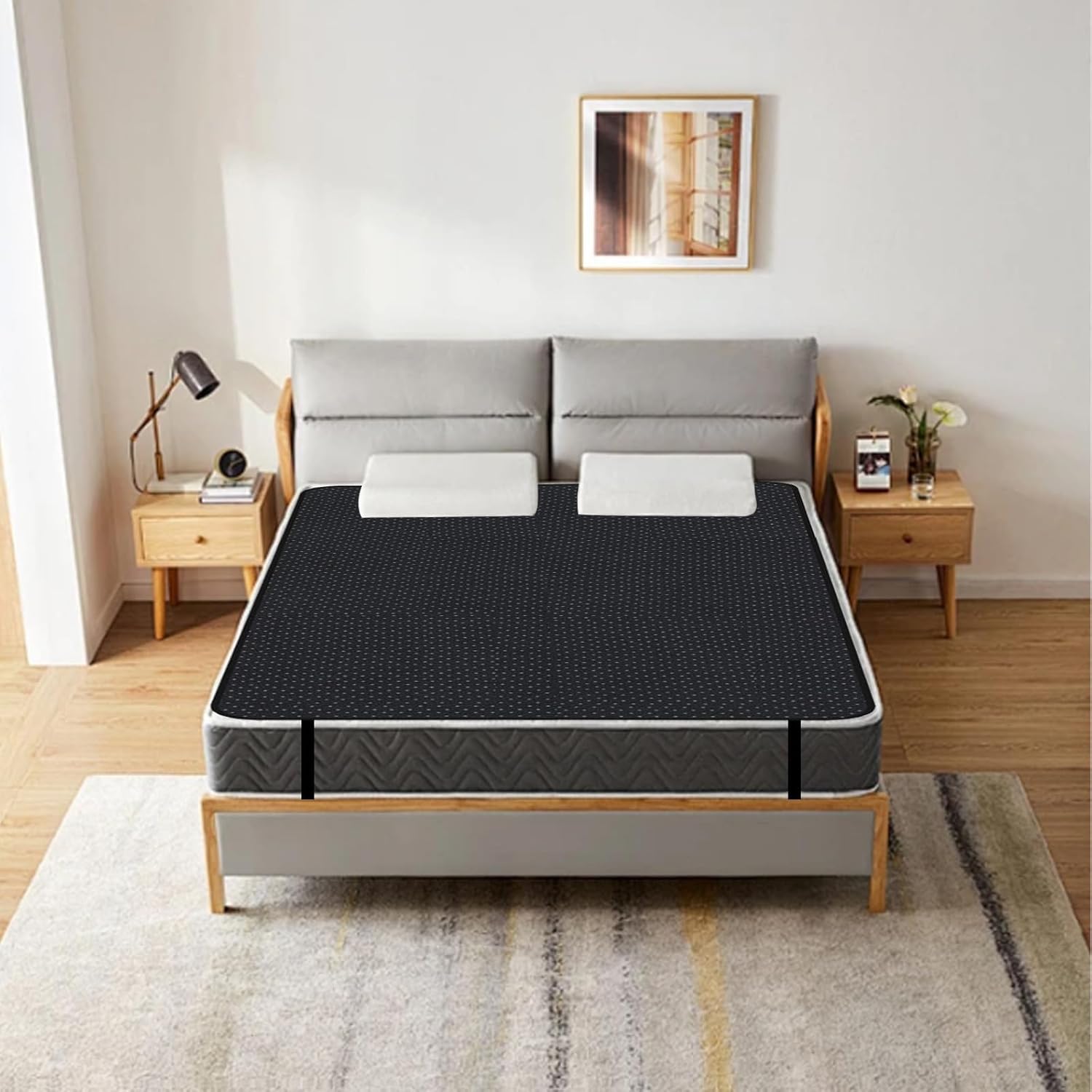 Grounding Mat, Grounding Mat for Bed, Grounding Therapy Pad for Sleeping,54x78 Inch with 15 Ft Grounding Cord, Breathable Grounding Pad for Better Sleep (54x78 in)