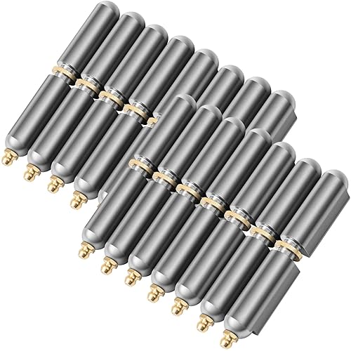 Miniatura 8 de Zonon 10 Piezas Bisagras de Barril Soldables de Acero al Carbono de 3 Pulgadas para Barbacoa Ahumador Bala Soldable Bisagra de Bala Bisagras