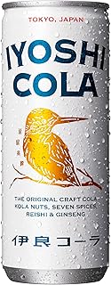 伊良コーラ(イヨシコーラ) クラフトコーラ 缶 250ml/6本 | コーラの実と7種のスパイス 高麗人参配合 天然素材100% 国産 リラクゼーションドリンク エナジードリンク エナドリ