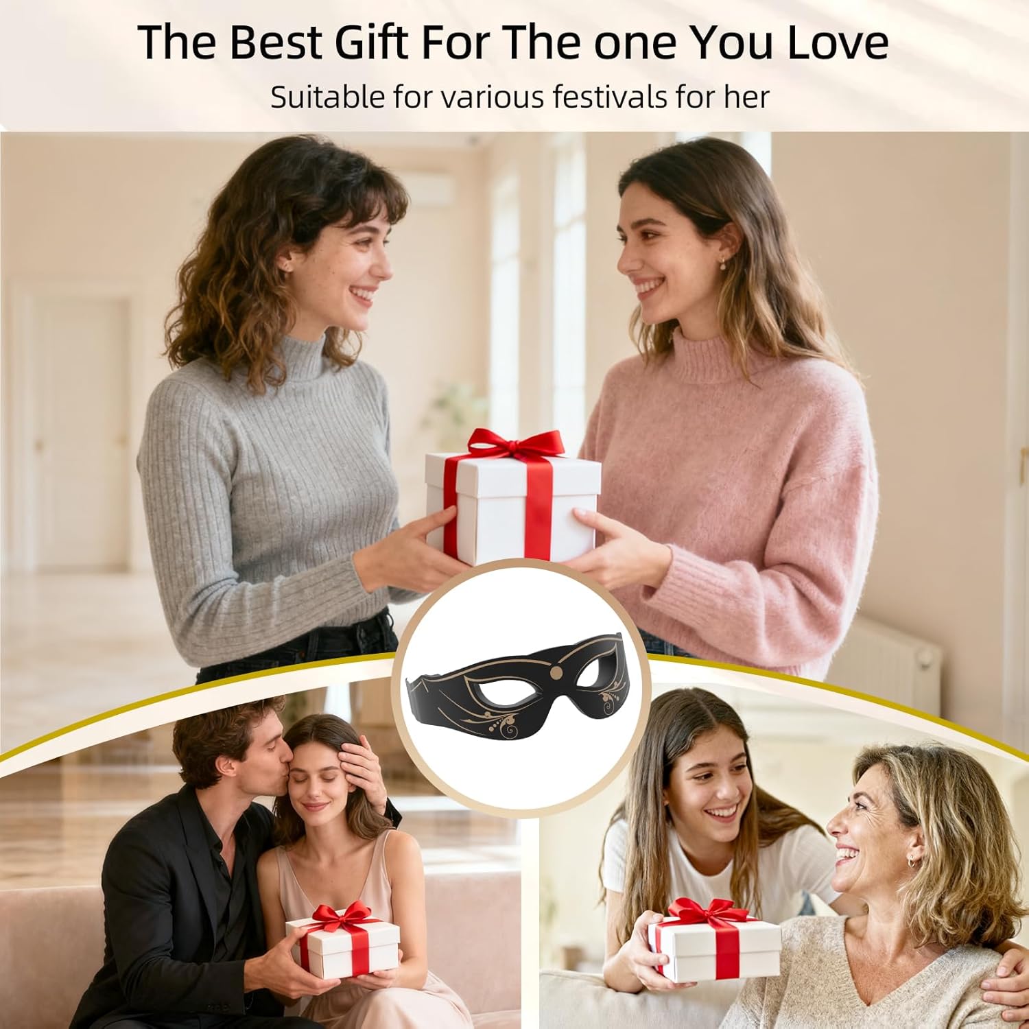 Red Light Therapy for Eyes, 3 Modes Under Eyes Red Light Therapy - Targeted Eye Rejuvenation, Reduce Puffiness & Dark Circles, Smooth Fine Lines for Women Men (Black) - Image 7