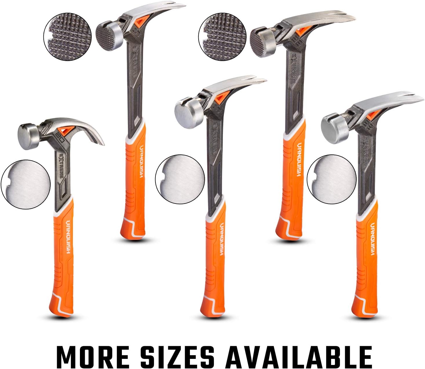 Vanquish 0525 AntiVibration Hammer, Onepiece with