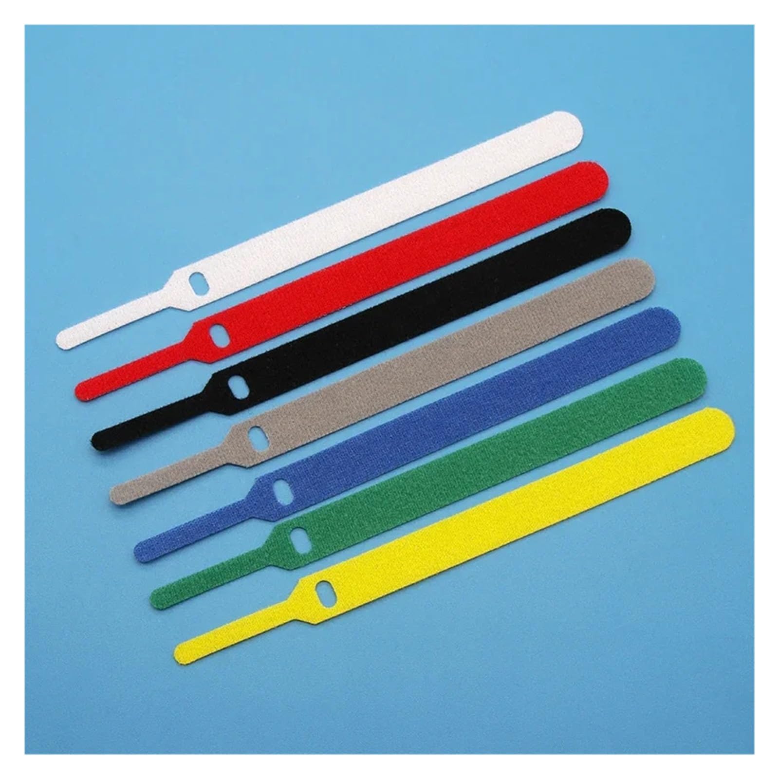 Lösbare Kabelbinder 150 200 300 Mm Kunststoffbefestigung Wiederverwendbare Kabelbinderbänder Nylonwickel Reißverschlussbündel Verbandbinder - Einfache Montage(Blue,300mm x 200pcs)