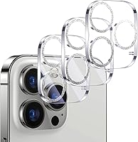 Vista 49 de UniqueMe para Paquete de 3 Protectores de Lente de Cámara para iPhone 15 Pro/iPhone 15 Pro Max, [Protección contra Caídas] [Compatible con Fundas]