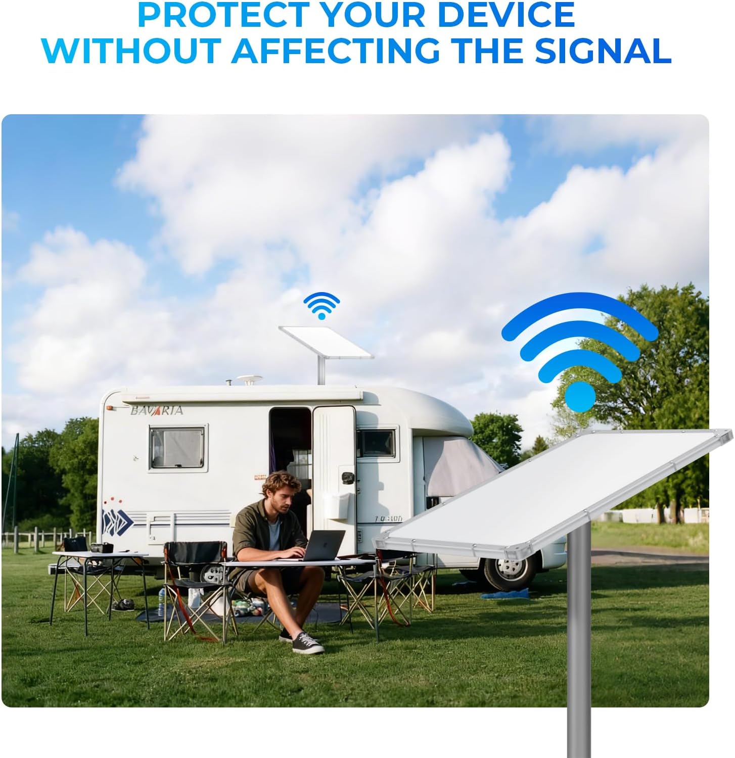 Protection Case for Starlink Performance Gen 3, Full 4-Side Protection, Durable PC Shell, Heat-Resistant & Weatherproof, Easy Screw Installation, Ideal for RV, Truck, Car Roof & Outdoor Use