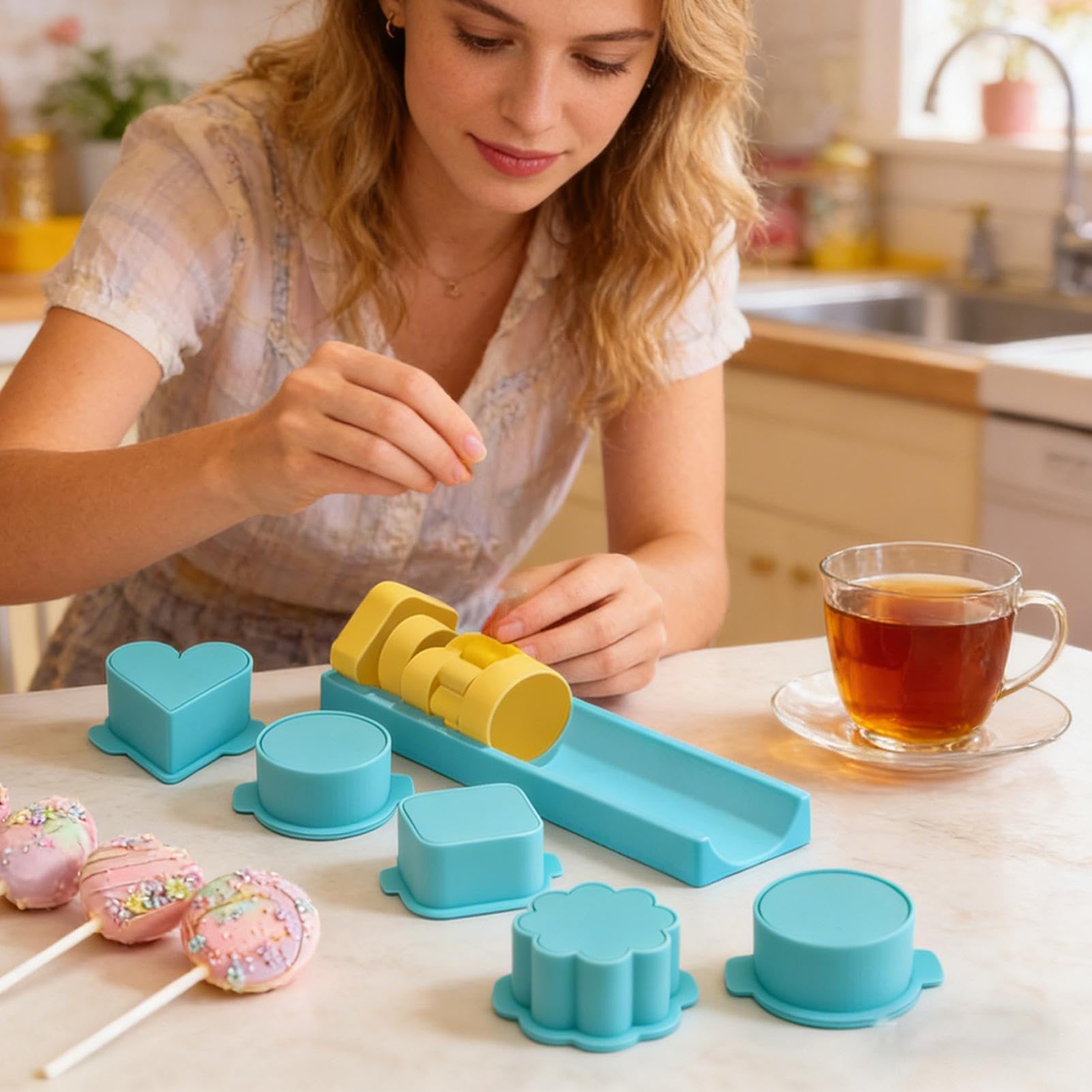 Molde de repostería reutilizable para hornear y decorar, perfecto para fiestas, cumpleaños, eventos y postres creativos con masa de modelado