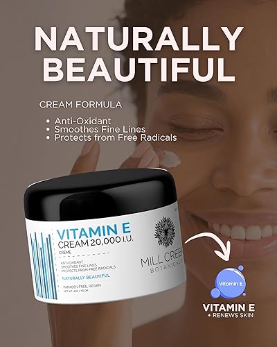 Miniatura 5 de Mill Creek Crema de vitamina E 20,000 UI - 4 oz.