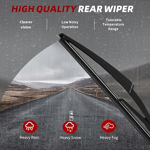 Vista 260 de OTUAYAUTO Brazo de limpiaparabrisas trasero - Reemplazo para Chevrolet Chevy Tahoe, Suburban, Cadillac Escalade & ESV, GMC Yukon & XL 2015-2020 OEM