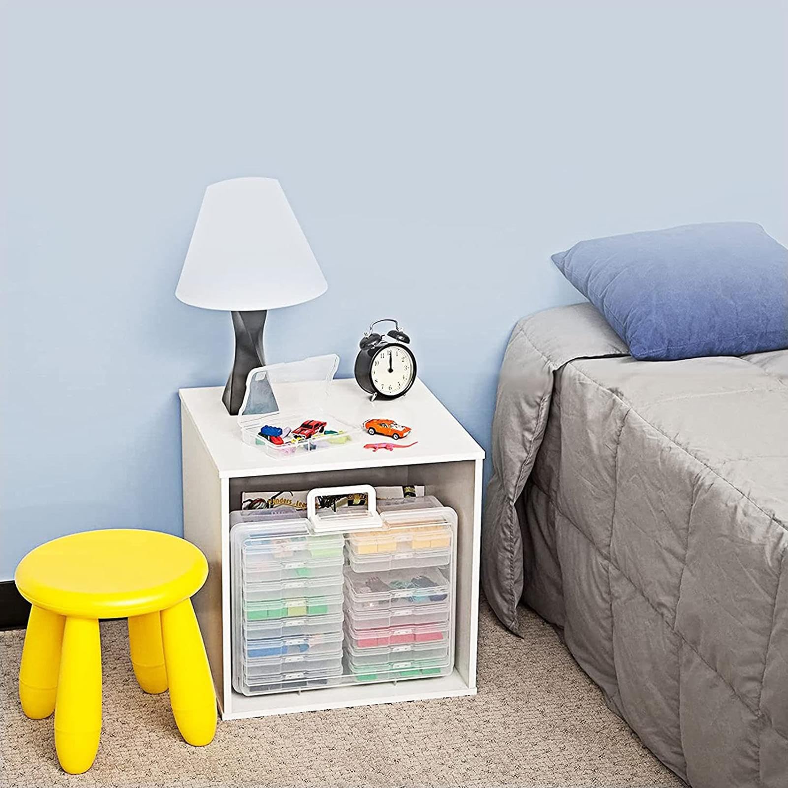 Contenitore per foto – PP | Buste fotografiche | Organizzatore fotografico | impilabile, portatile, facile da usare per organizzare foto, promemoria, scrapbooking, ufficio domestico e viaggio