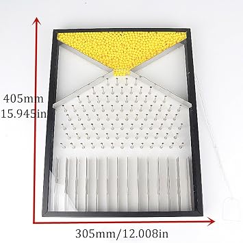 Galton Board Probability Demonstrator Model,Dalton Board,Normal Distribution Model for Physics Education,Effective Statistical Law Experiment Tool,for Mathematics,Science Fields