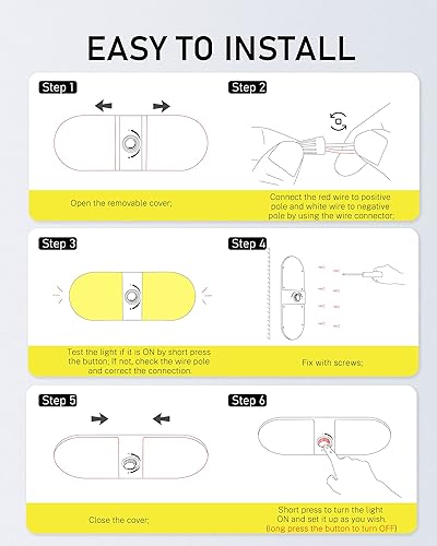 Miniatura 5 de MERTTURM Luces interiores de caravana de 900 lúmenes, 180 LED de 12 a 24 V y 10 W, lámpara de cúpula de techo para caravana con 3 temperaturas de