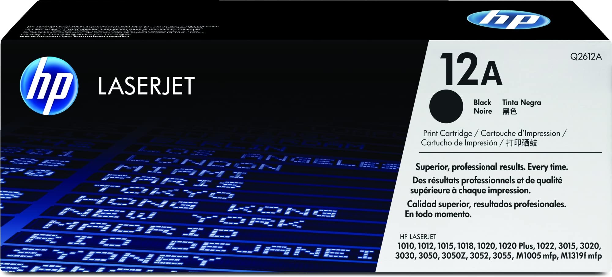 HP 12A - Tóner para impresoras láser (2000 páginas, Laser, HP, 10-32.5 °C, 20-80%, -20-40 °C)