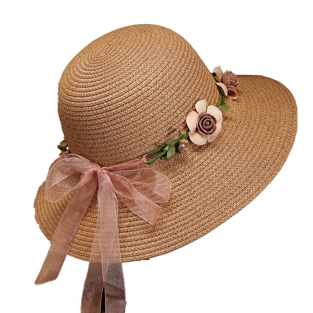 Beach Hat for Women | Beach Hat | Classic Knitted Hat | Beach Accessories | Gift Handmade Hat for Women | Beige Round Hat-picture-42
