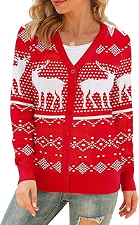 Women's V Neck Button Down Knitwear Long Sleeve Soft Basic Knit Cardigan...