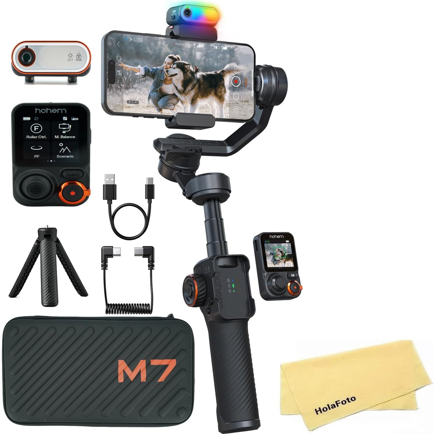 Hohem iSteady M7 高性能スマホジンバル Hohem iSteady M7 – AI-Powered Gimbal for Phone
