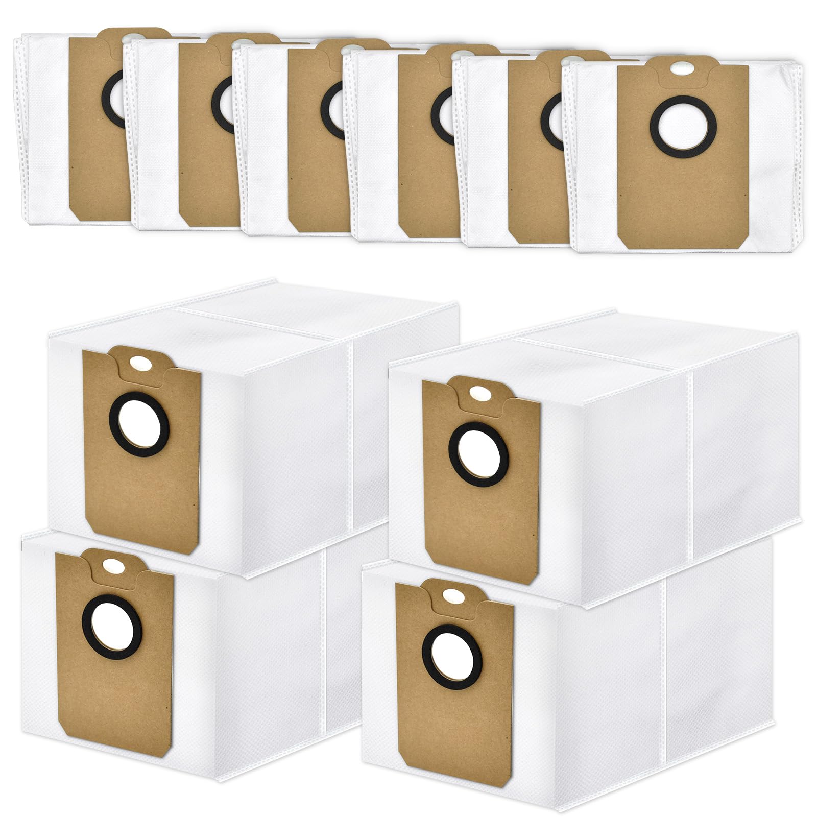 DLAIMI 10 Bolsas de Recambio Compatible con Conga 2299/2499/8290/7490,Bolsas de Repuesto Aspiradoras Home para Conga (No compatible con modelo 7490 Ultimate Home Genesis)