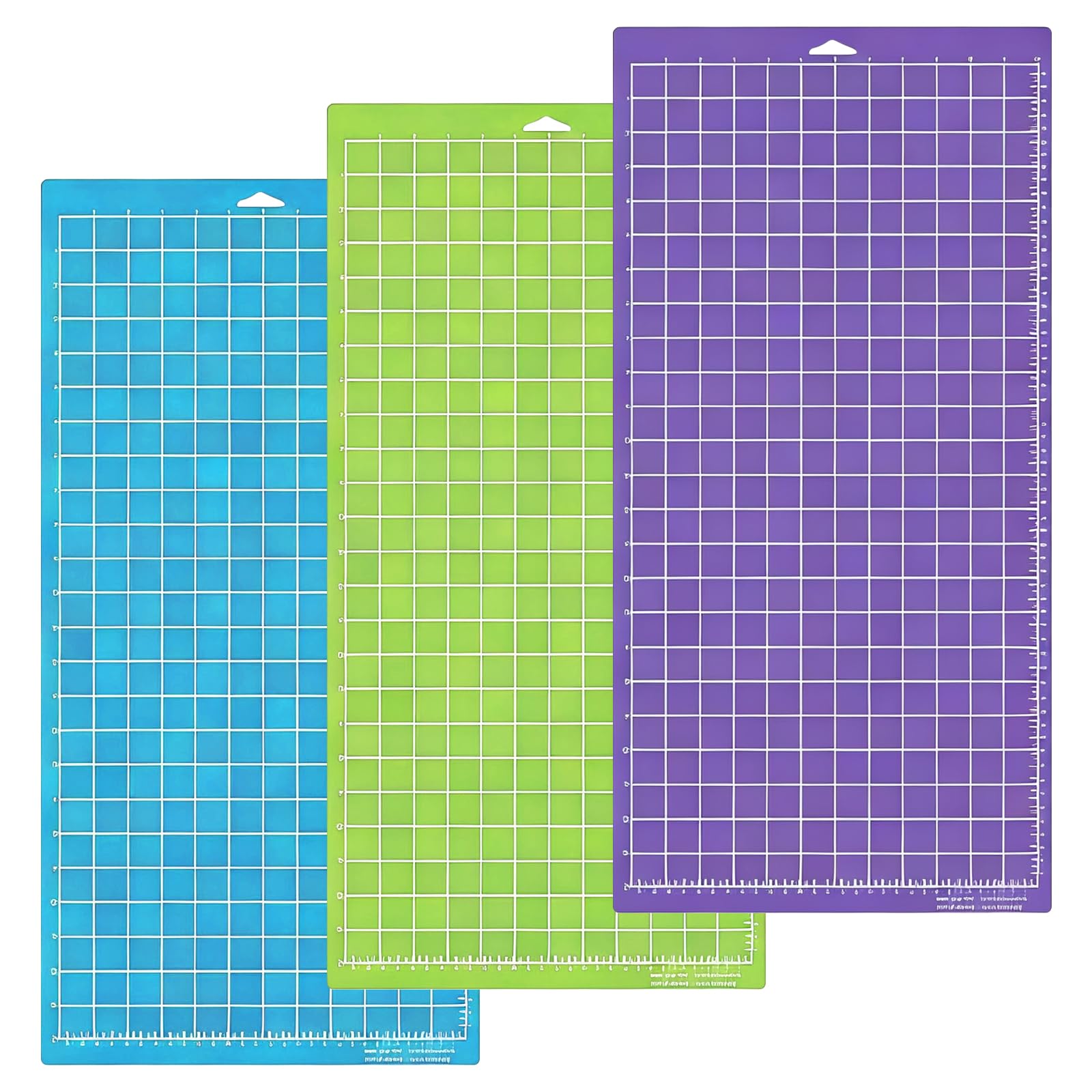 3 Pièces Tapis de Découpe, 12x24 Inch, Tapis de Découpe de Remplacement, pour Travaux Manuels, Pour Cricut Maker/Explore Air 2