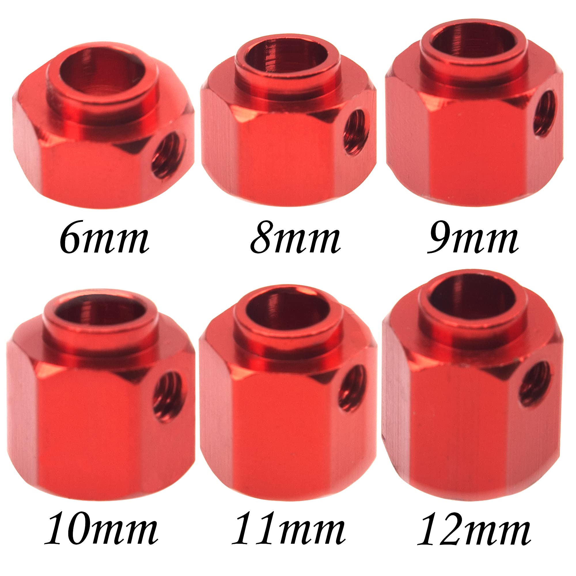 Amazon.com: ShareGoo Aluminum RC 12mm Hex Extended Wheel Hex Hub