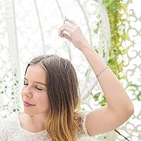 Vista 7 de USAGA - Masajeador de cabeza, masajeador de cuero cabelludo, rascador de cabeza de 20 dedos para la relajación del cuero cabelludo (plateado)