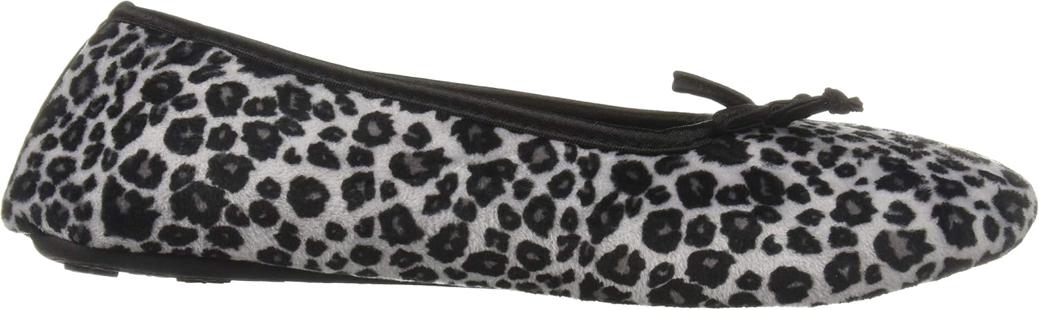Dearfoams Women's Df Velour Ballerina Slipper