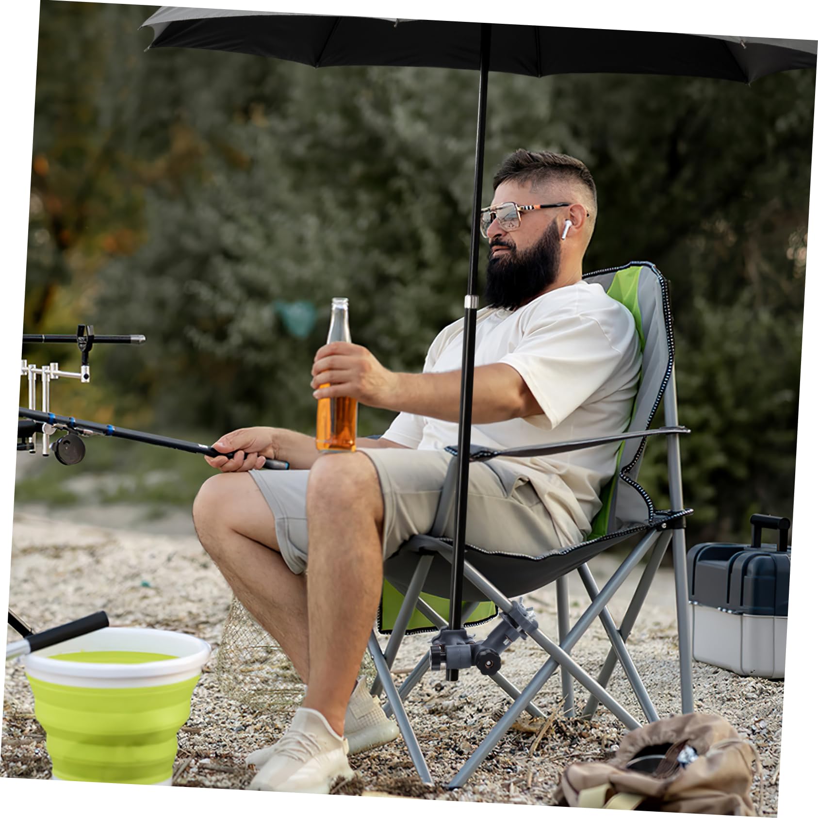 INOOMP 5pcs Fishing Chair Umbrella Bracket Support Stand for Bait Tray Holder Easy to Install Fishing Accessories for Outdoor Use Versatile and Stable : Sports & Outdoors