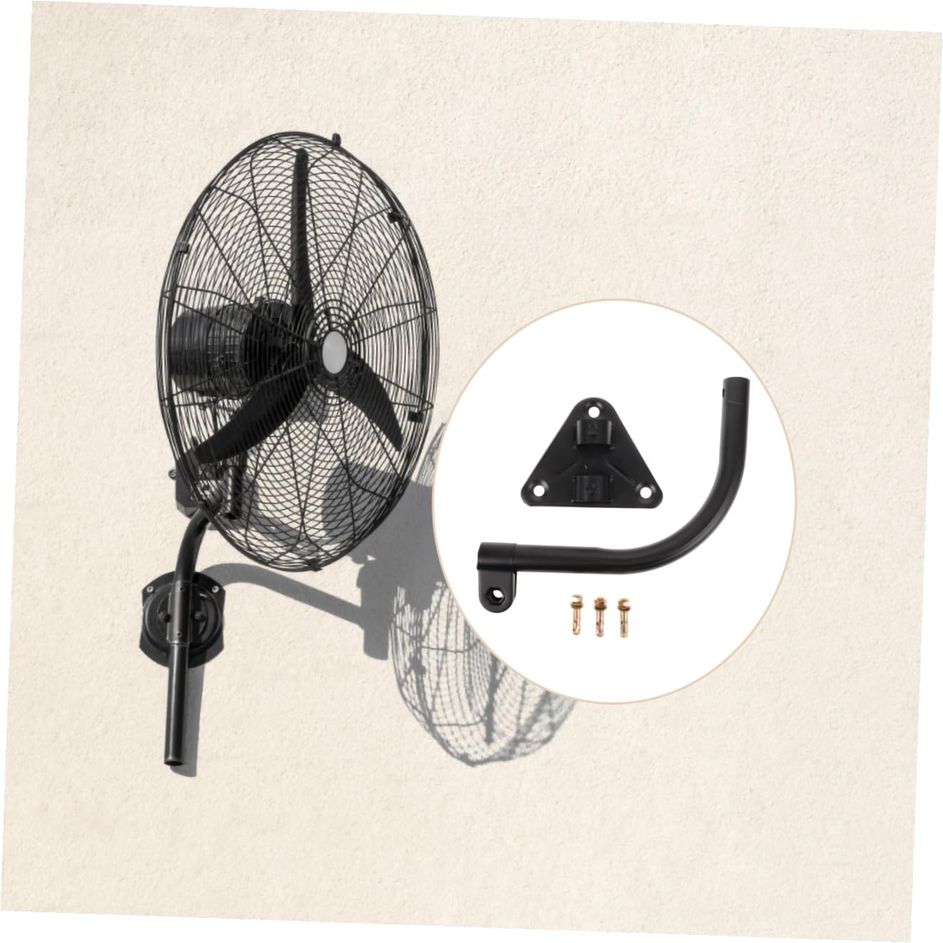 CHILDWEET Soporte de Pared para Ventilador Eléctrico Soporte de Montaje para Ventilador Ventiladores de Pared Herramienta de Montaje para Ventiladores