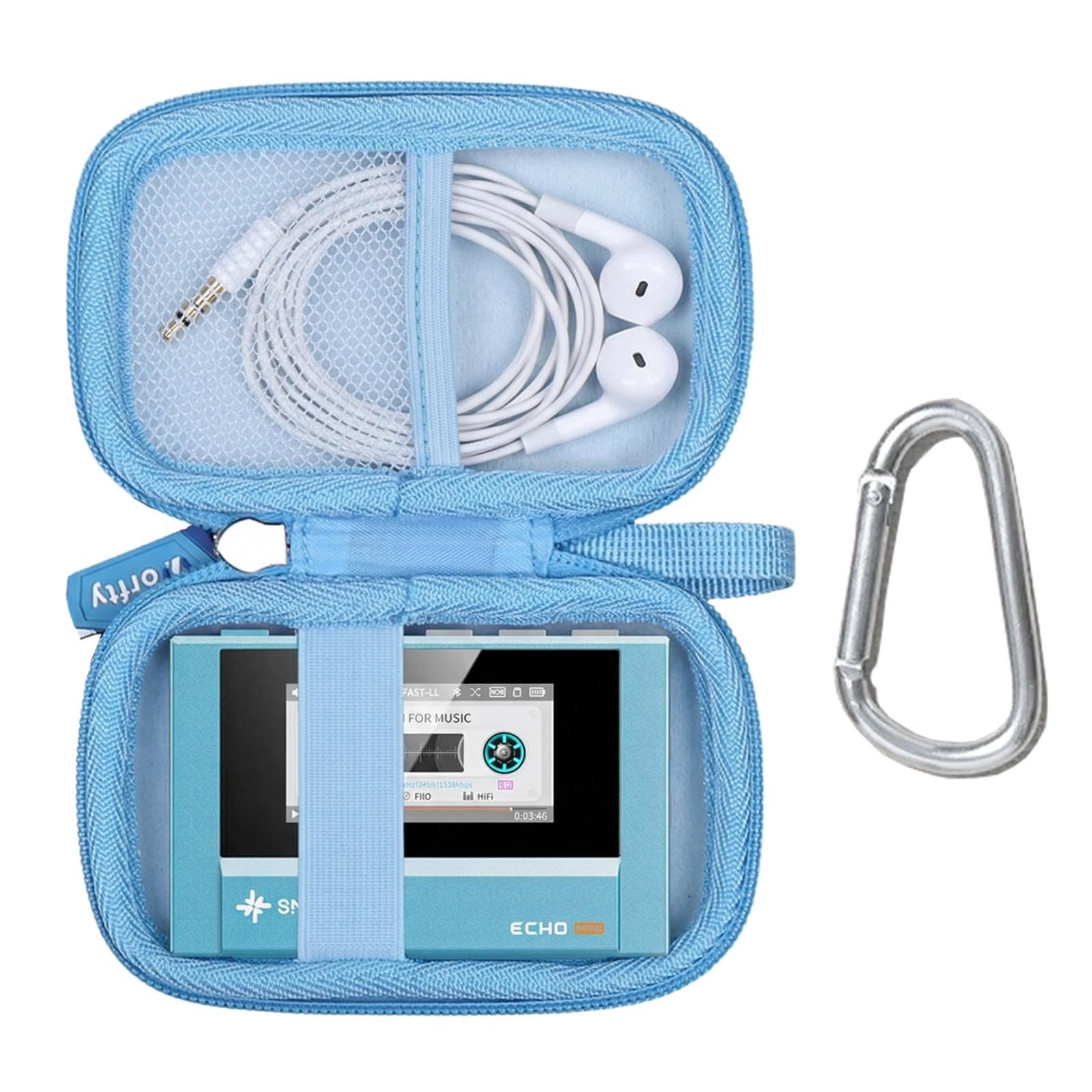 Carrying Case for SnowSky/FiiO Echo MINI/FiiO Echo/HiFi Walker H2/ Surfans F20/ MECHEN M30 HiFi MP3 Music Player (Blue)