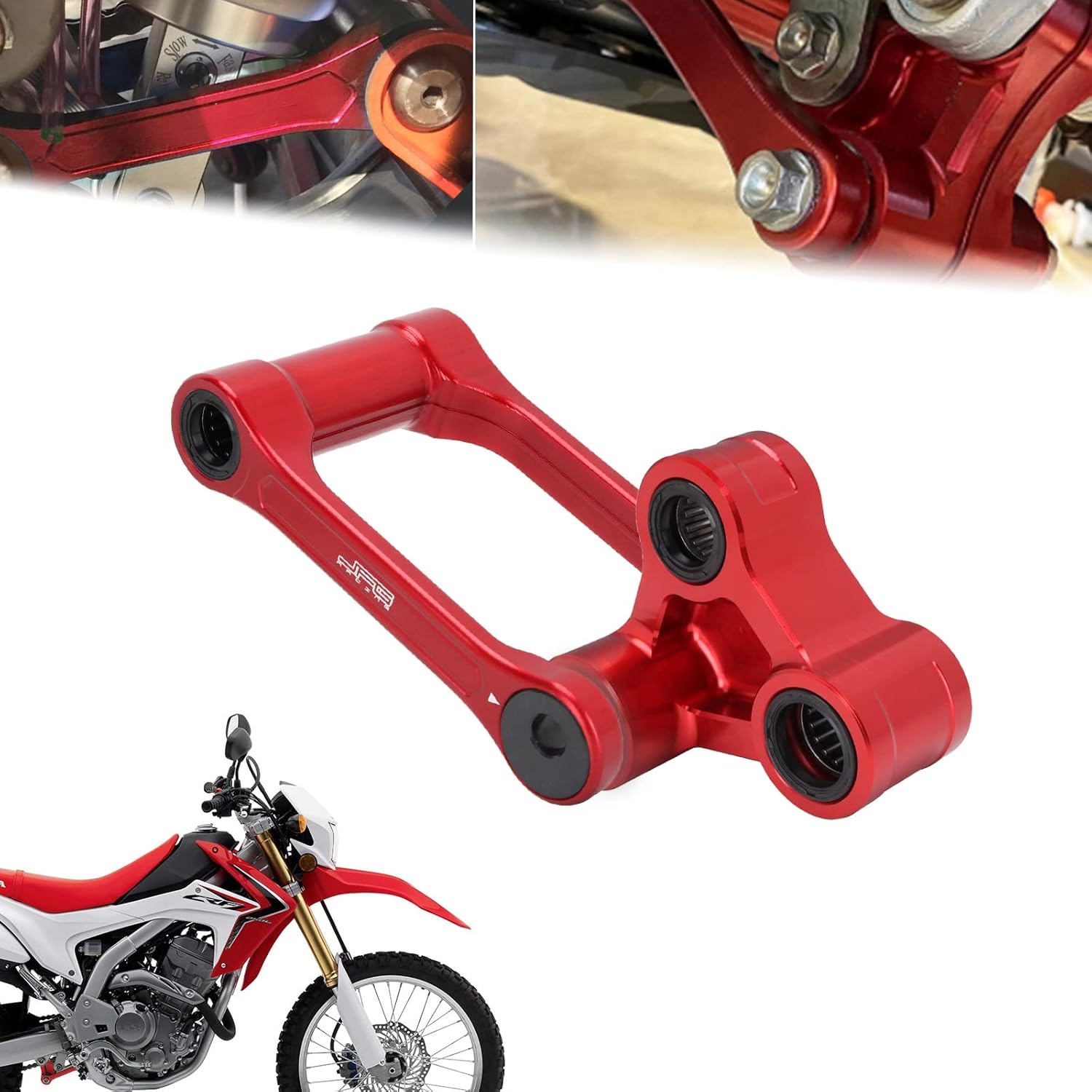 JFG RACING Motorcycle Adjustable Lowering Link Kit Rear