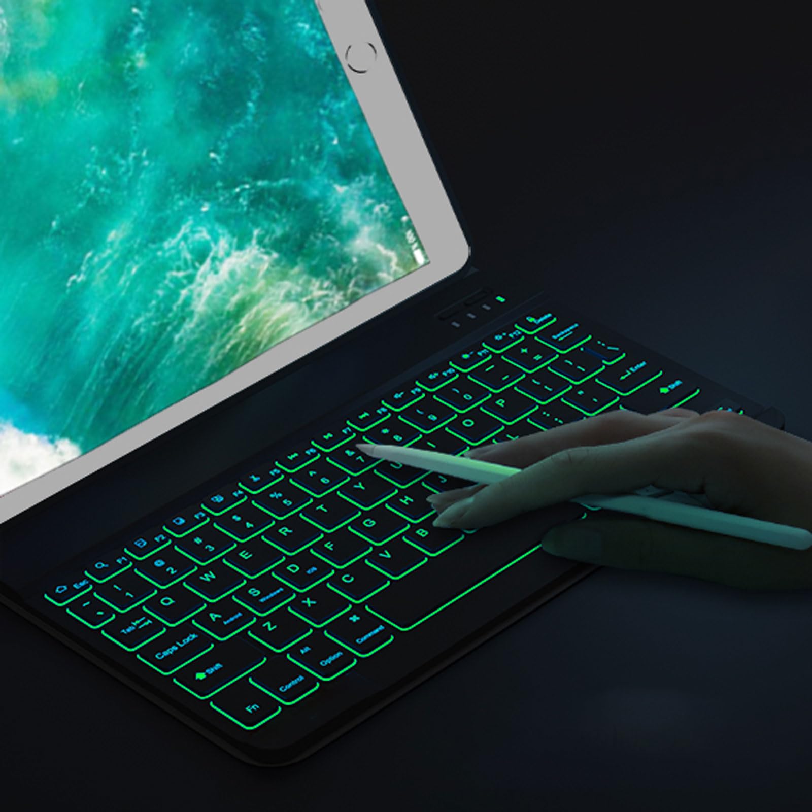 Custodia Tastiera per iPad PRO 12.9" 2017/2015 TPU Porta Penna