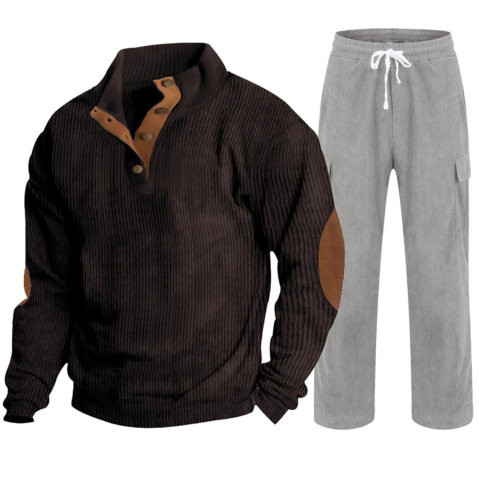 Set completo di tute da uomo, set di abbigliamento sportivo per gli uomini