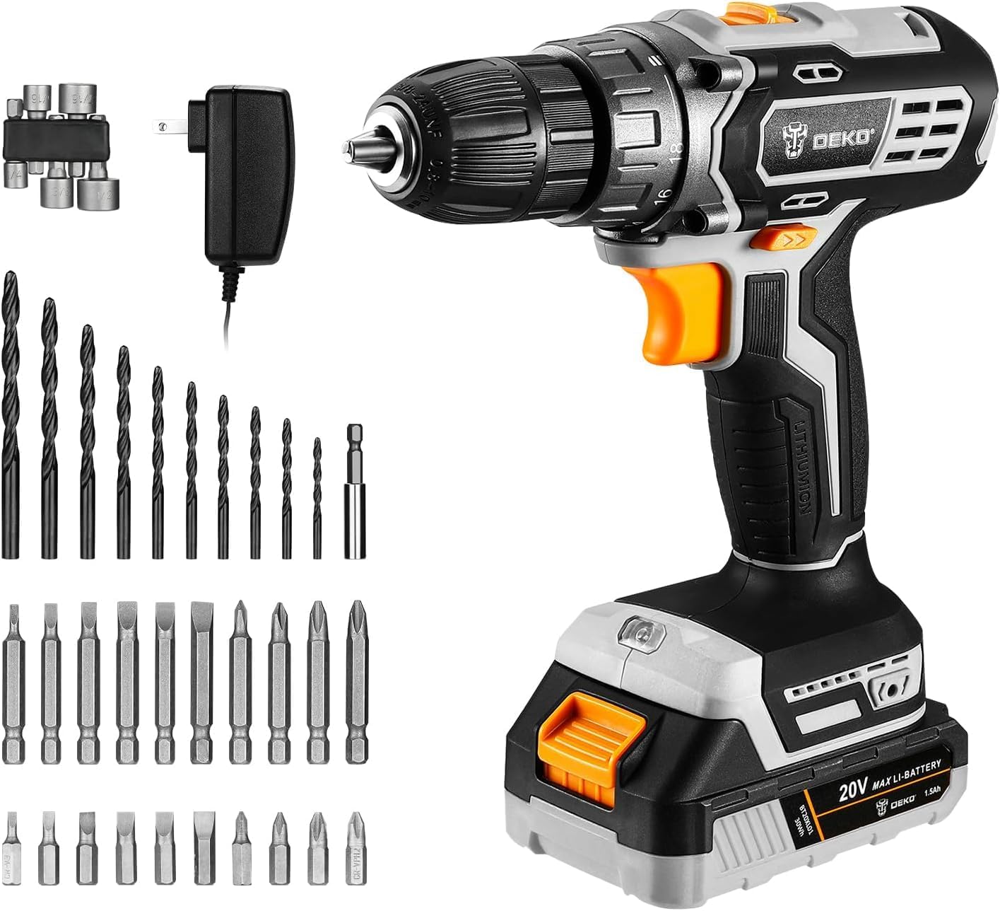 Power Drill Cordless: DEKOPRO Cordless Drill 20V Togo Ubuy