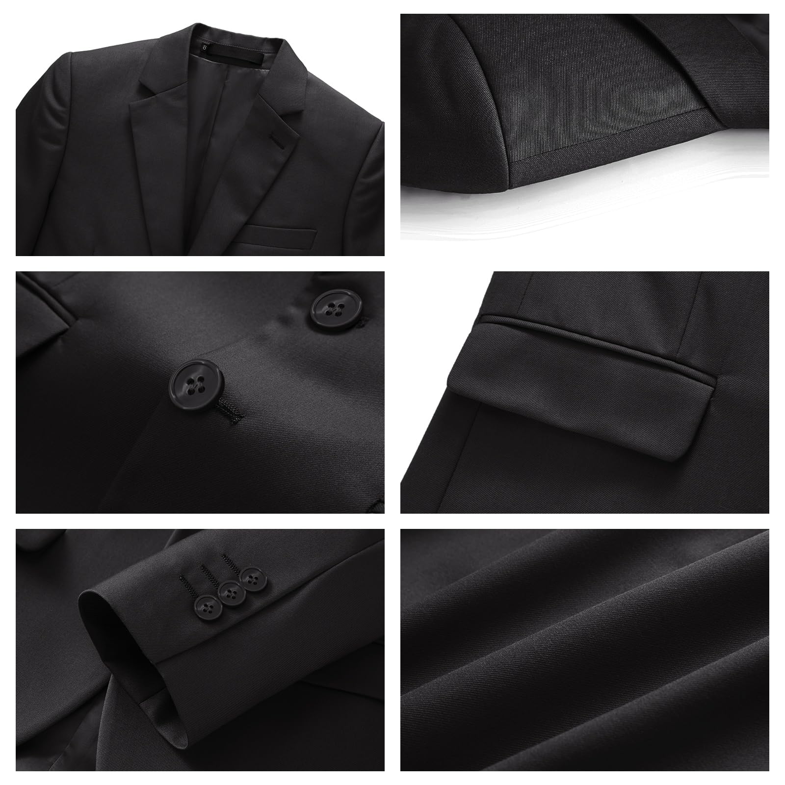 Chłopięcy 3-częściowy komplet slim fit, formalny strój dziecięcy z marynarką, kamizelką i spodniami, odzież Pageboy na wesele, bierzmowanie, chrzest i specjalne okazje