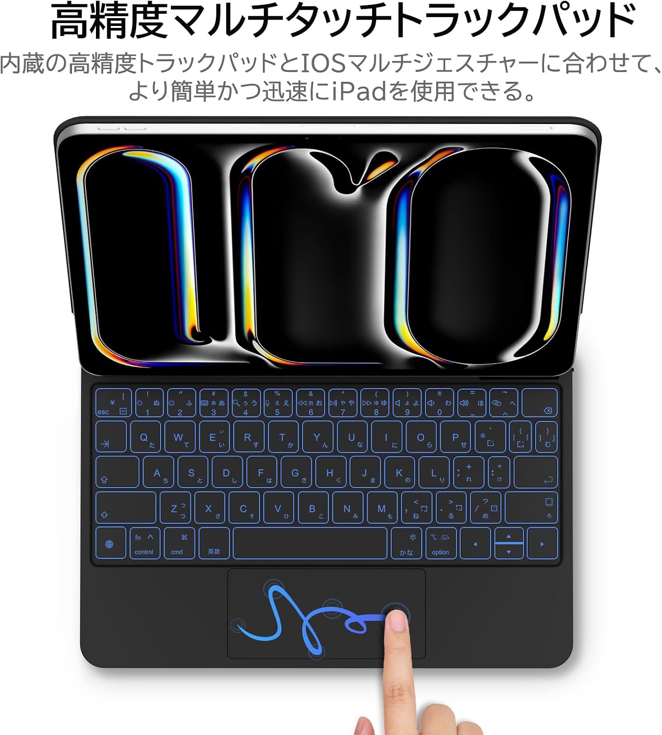 GOOJODOQ iPad用キーボードケース＆スタイラスペンセット