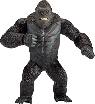 Giochi Preziosi Godzilla Kong Yeni İmparatorluk için - 18 cm Eklemli Kong Deluxe, Son Derece Detaylı, Yüz İfadeleri ve Ses İşlevleri ile, 4 Yaş ve Üstü Çocuklar İçin