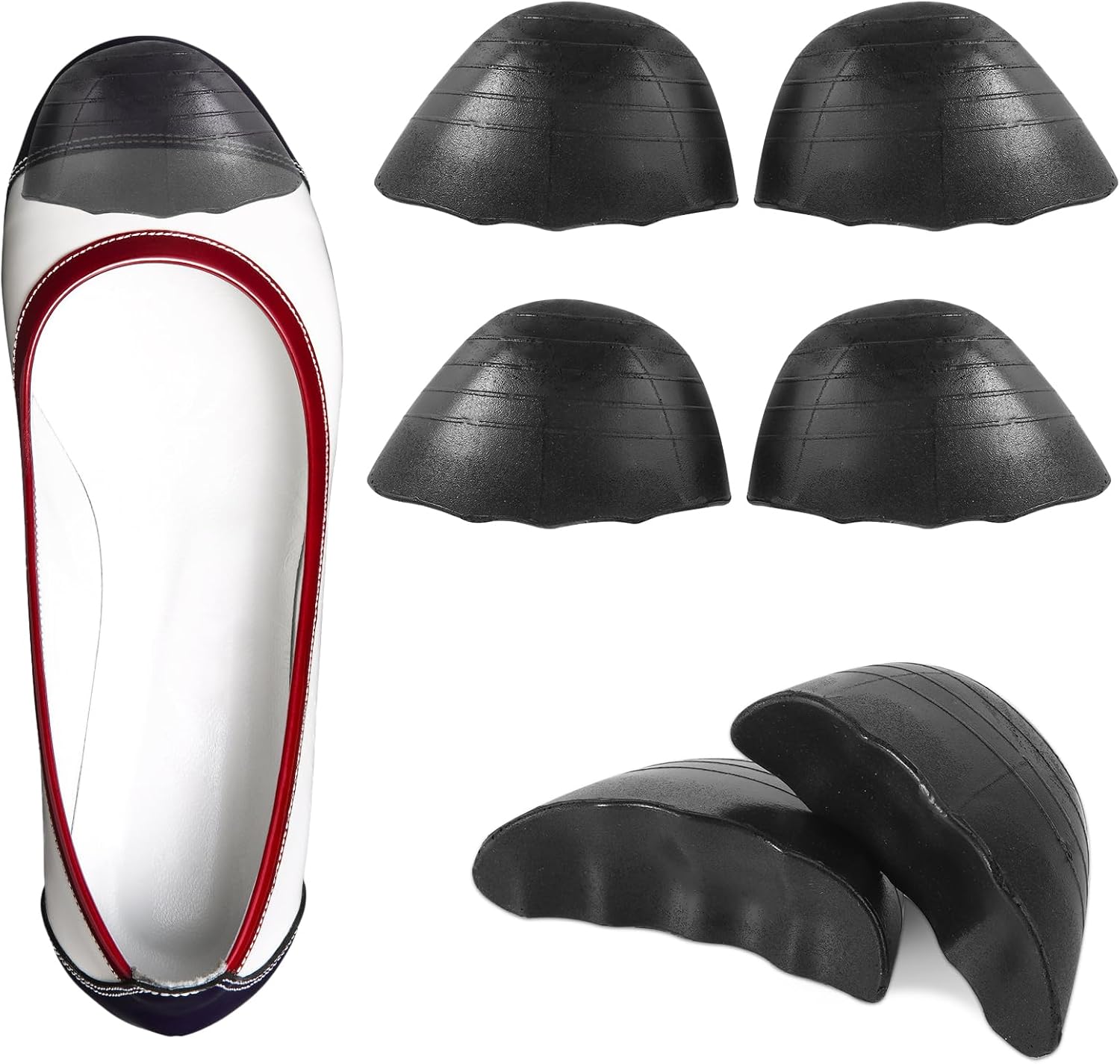6pcs Shoe Inserts, Toe Cushion Fillers Make Shoes Fit Reusable Shoe