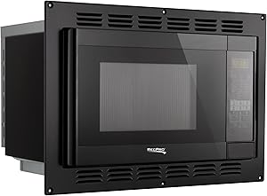 RecPro RV Convection Microwave 1.1 cu. ft. | 120V | Microwave | Appliances | Direct Replacement for High Pointe and Greystone (Black)