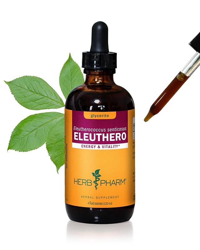 Herb Pharm Suplemento fitoterápico de raiz de eleutero (Eleutherococcus senticosus), líquido, 113 g