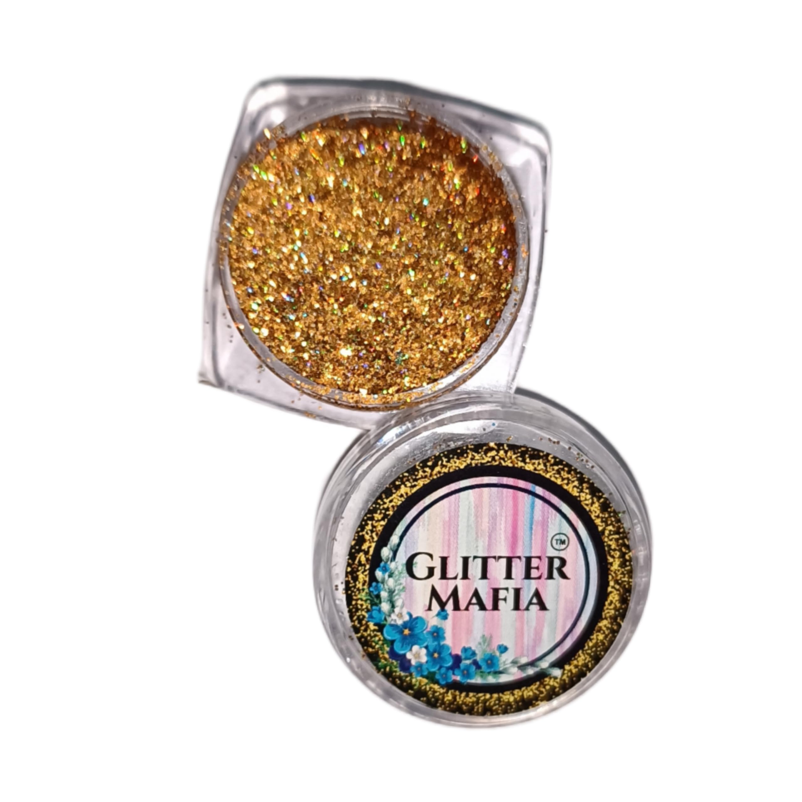 Glitter by Glittermafia highly pigmented pressed glitter - 05 gram (Golden) (Glitter-001_40-Golden)