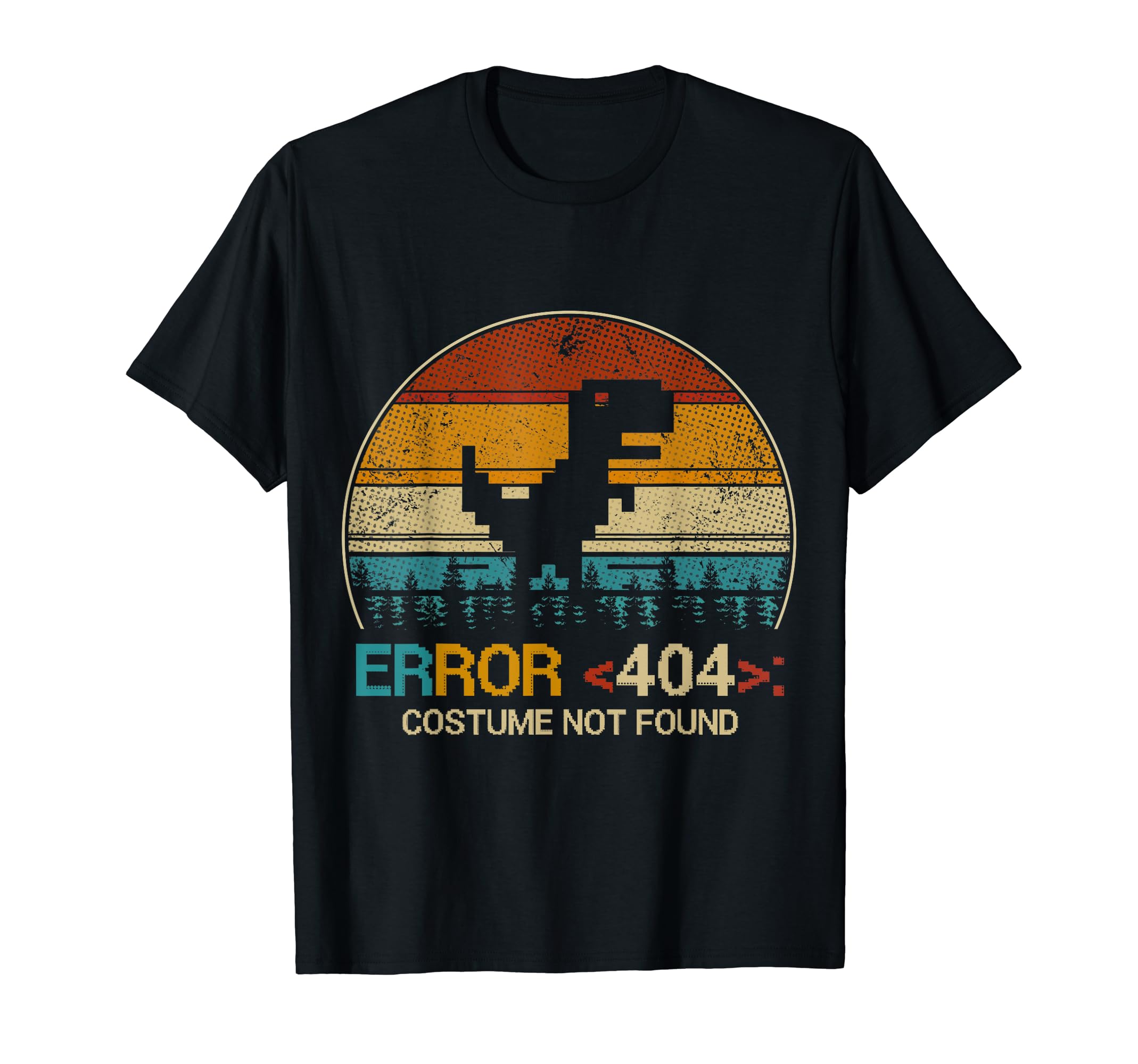 Amazon | Vintage Error 404 コスチューム Not Found Tシャツ