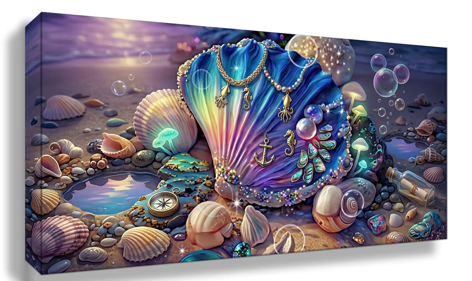 Diamond Painting Hülse Diamant Painting Bilder, 5D Traum Eckige Steine Full Drill DIY Set Erwachsene Diamanten Kinder Bastelset, Kreatives für Erwachsene für Home Decor Wand Deko, 60x120cm, Cod-894