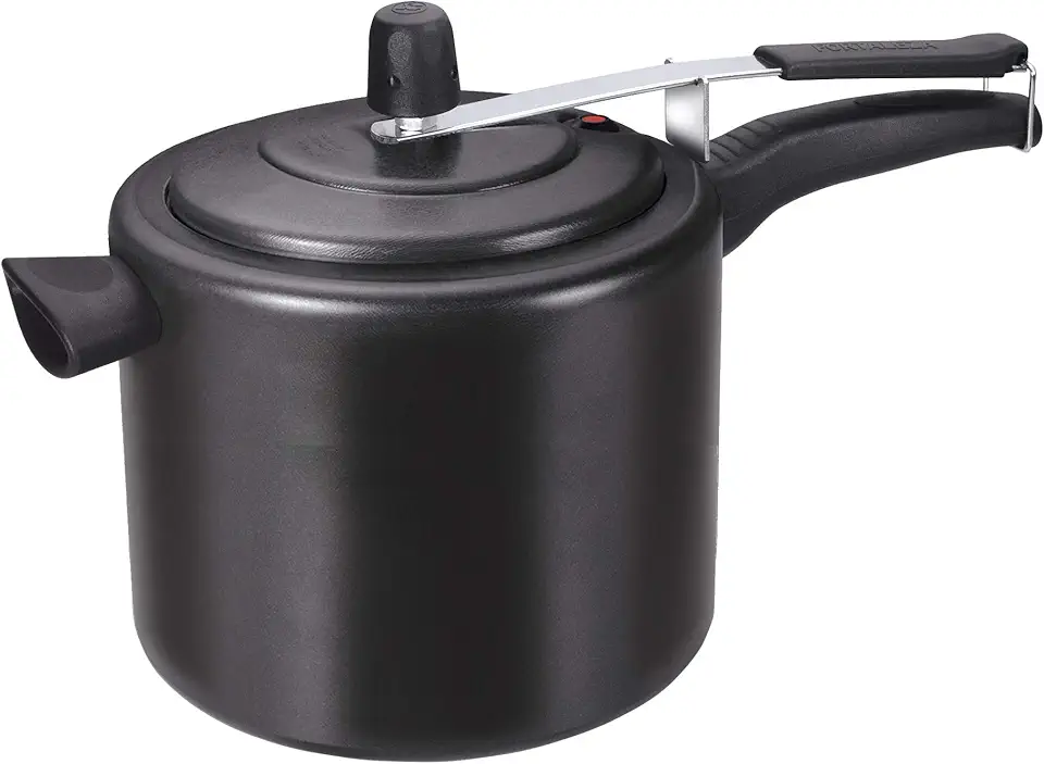 Panela Pressão 7. 0 Alumínio Fortaleza Preto