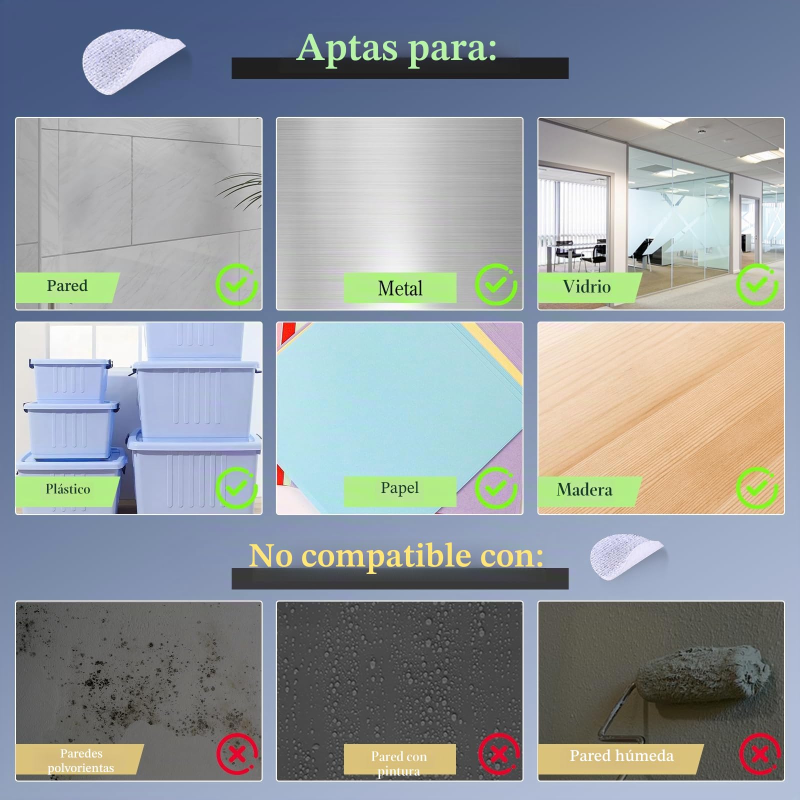 Oderra 400 piezas de Scratch adhesivo redondo, 200 pares de puntos autoadhesivos redondos de 20 mm, pastilla de Scratch adhesivo, para manualidades, etc