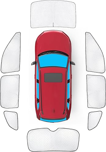 Miniatura 117 de KMF - Parasol de repuesto para parabrisas, cubierta para ventana lateral y trasera, cubierta protectora para visor, para campamento, bebé, bloqueo