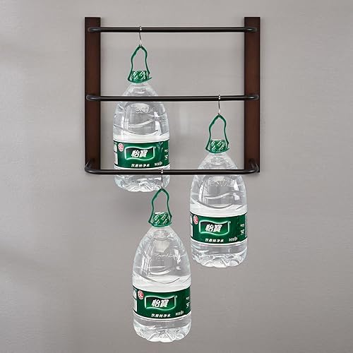 Miniatura 7 de Toalleros de baño, toallero de 20 pulgadas para baño, 3 niveles, escalera, toallero montado en la pared, toalleros color negro mate