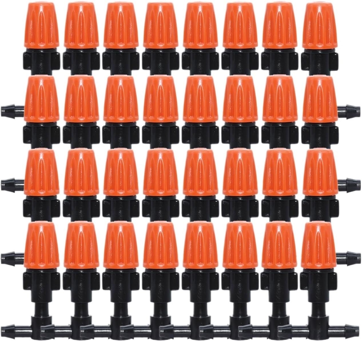 for KESLA 20PCS Adjustable Garden Drip Irrigation Misting Atomizing Fog Nozzles Micro Flow Head Drippers Spray Hose w/ 4/7mm Barb(KSL01-015-20PCS)