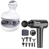 Electric Head Massager & Massage Gun with Deep Tissue
