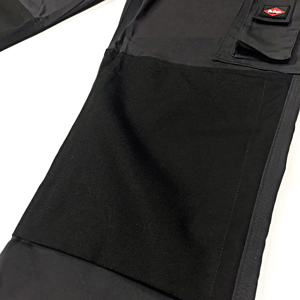 Lee Cooper Workwear LCPNT216 Uomo Multi Tasca con Tasche per Ginocchiere Fondina Fissa Lavoro Cargo Pantaloni