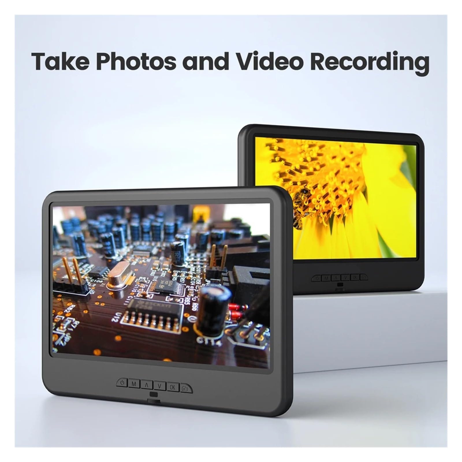 AD210 10.1inch 12 Million Pixels IPS Digital Microscope 260X Magnification Microscope with LED Light for Soldering