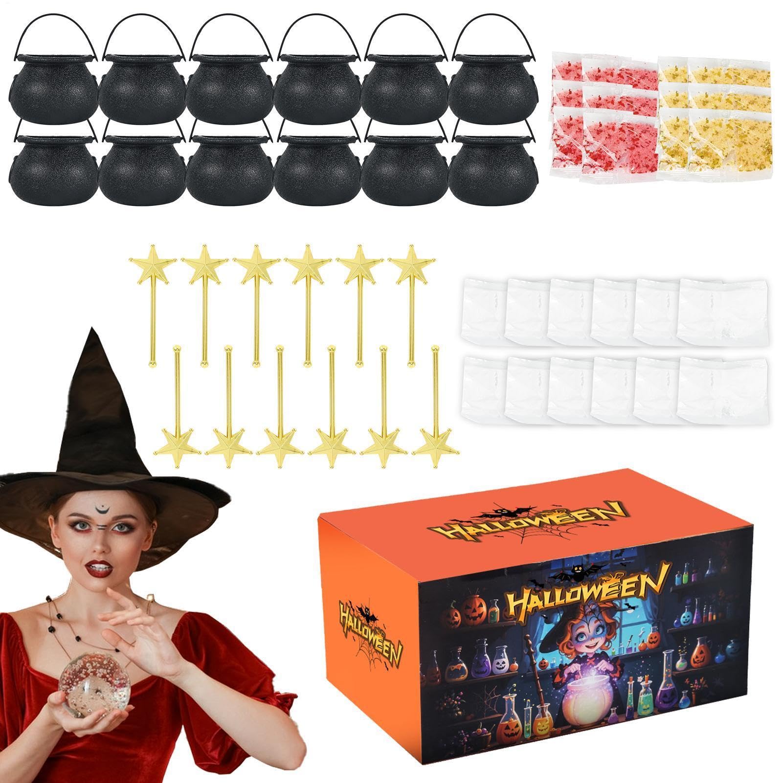 Calderone Magico Giocattolo Halloween Set Educativo Scientifico per Bambini
