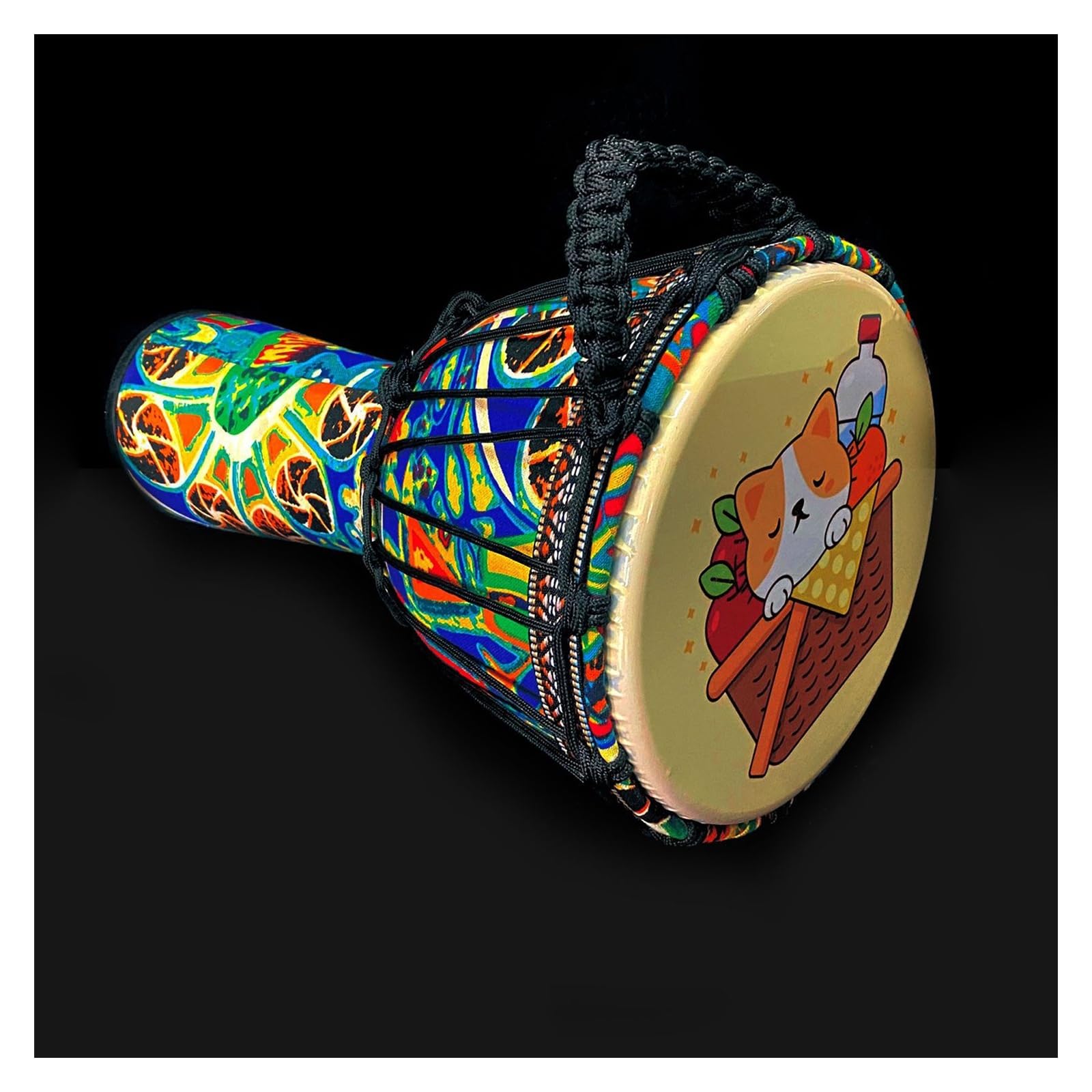 Professional Djembe Tamburo Africano In PVC Da 8,5 Pollici Per Principianti Adulti Che Suonano Strumenti A Tamburo A Mano Professionali (Color : C)