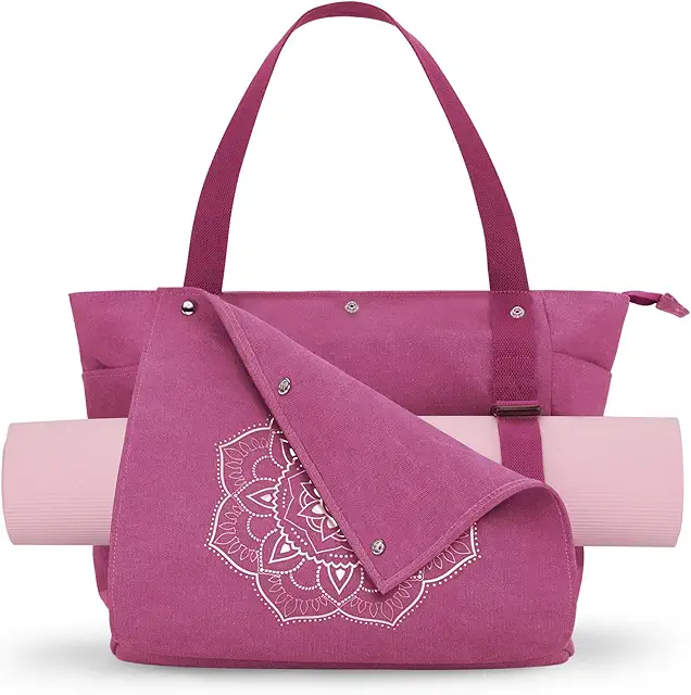 Gonex Yogatasche: Wasserdichte Yogamatte-Tasche mit Mehrfachtaschen für Damen & Herren
